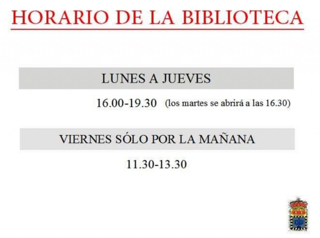 Horario Biblioteca